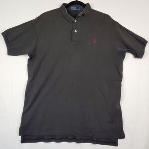 Polo Ralph‎ Lauren Polo Shirt Mens XL Performance Stretch Black Red Golf